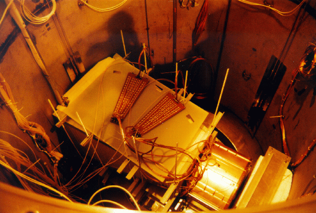 FCAL2, Module 0 installed and connected in the cryostat.